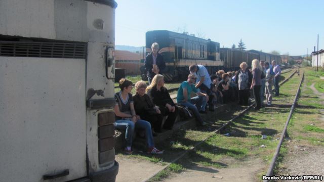 blokiranje pruge blokiranje pruge