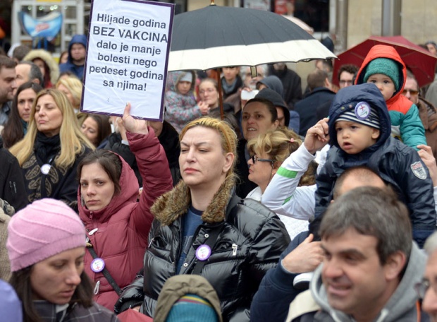 protest protiv vakcina
